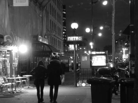 le soir a Paris 3  la rue