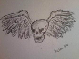 winged skull _1_