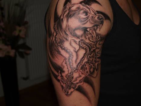 Pitbull Tattoo 2011