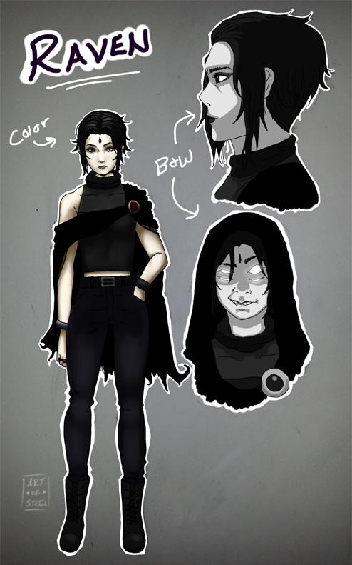 Raven Redesign by IRocxPink on DeviantArt
