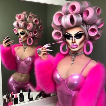 Sissy drag queen makeover