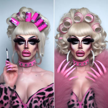 Sissy drag queen makeover