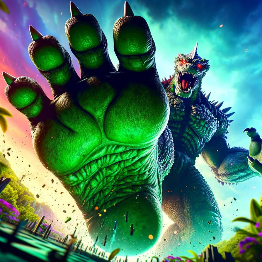 Kaiju rampage by sdtyukmv on DeviantArt