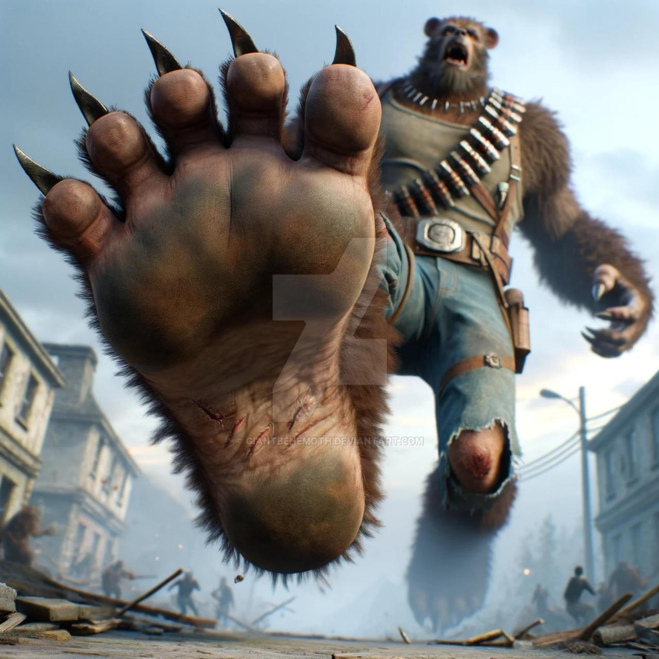 Bear Rampage by GiantBehemoth on DeviantArt