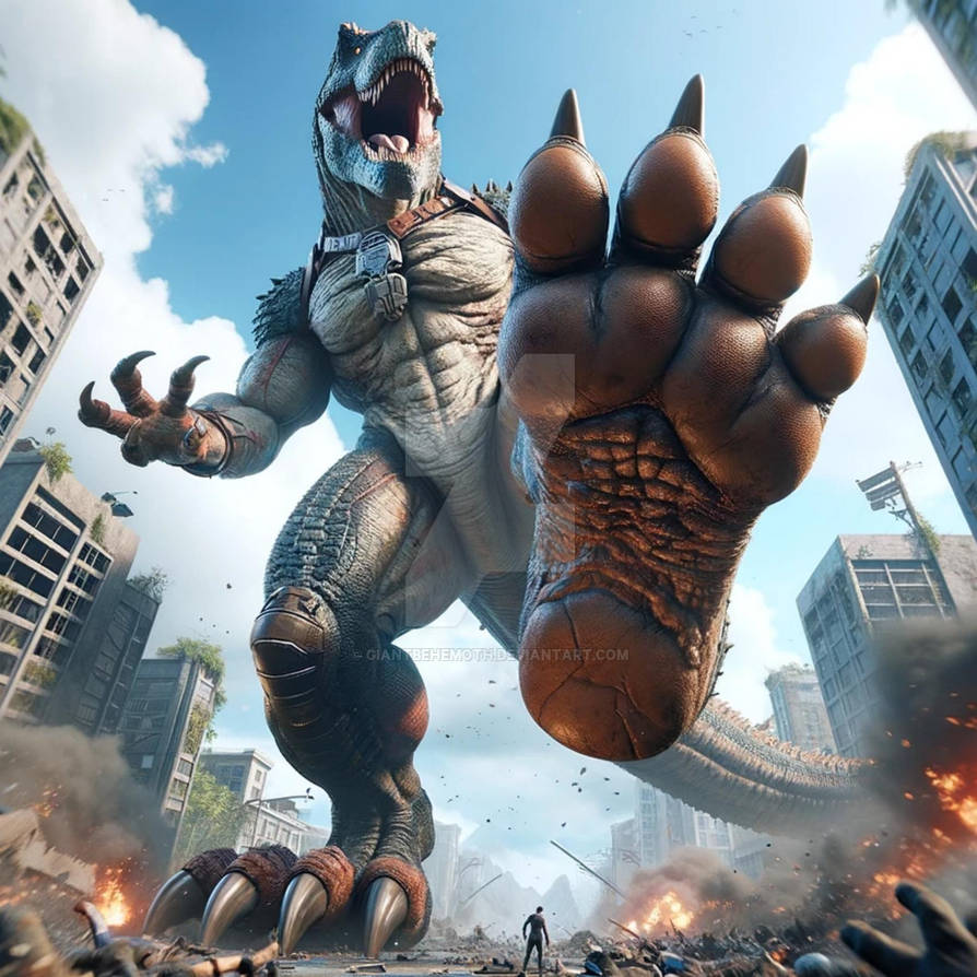 Rex's POV Stomp by GiantBehemoth on DeviantArt