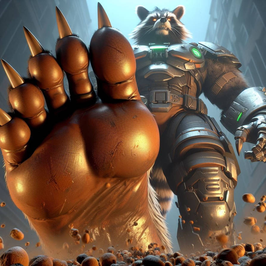 Raccoon's Rampage by GiantBehemoth on DeviantArt