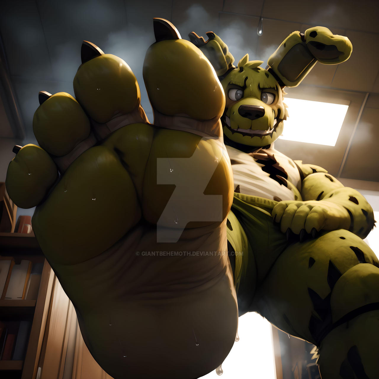 Sus Springtrap Springtrap POV Stomp by GiantBehemoth on DeviantArt