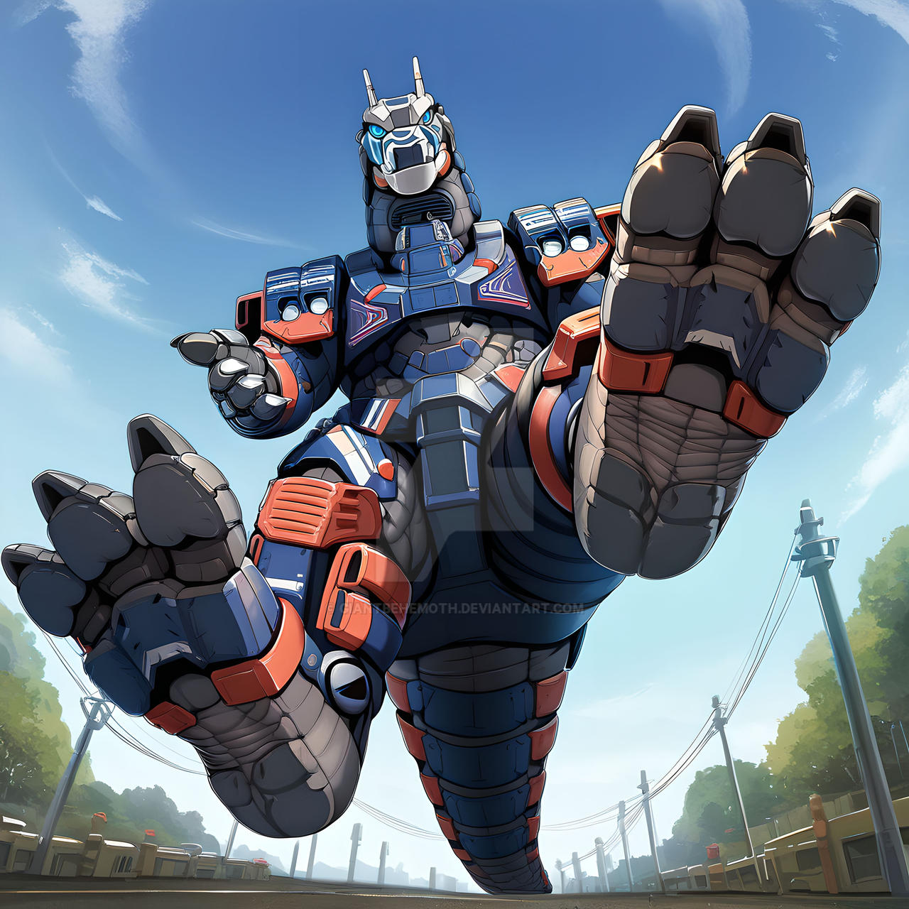 Garon Deviantart Earth Garon: Tail-Supported Hover by GiantBehemoth on DeviantArt