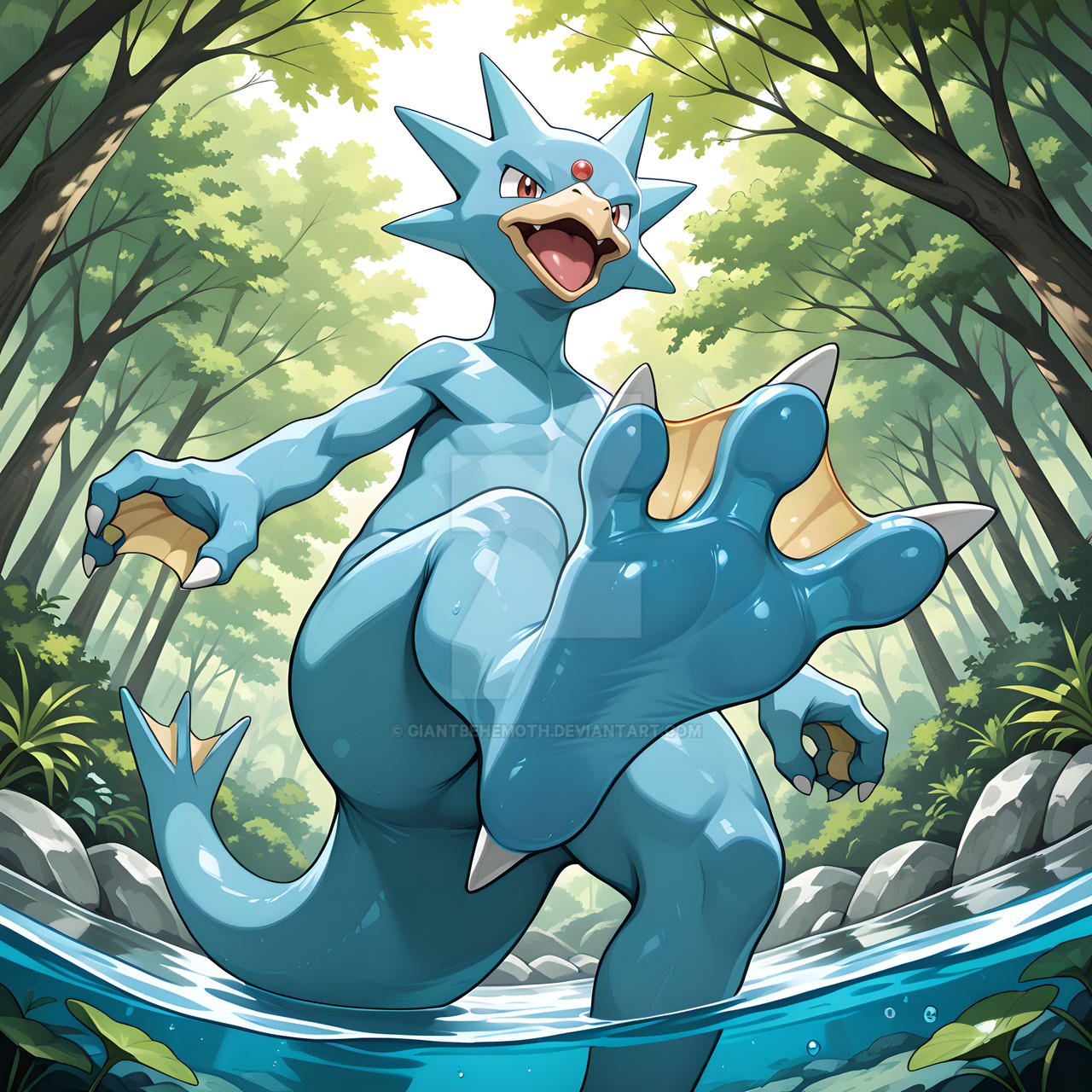 Matk Colduck Golduck by GiantBehemoth on DeviantArt