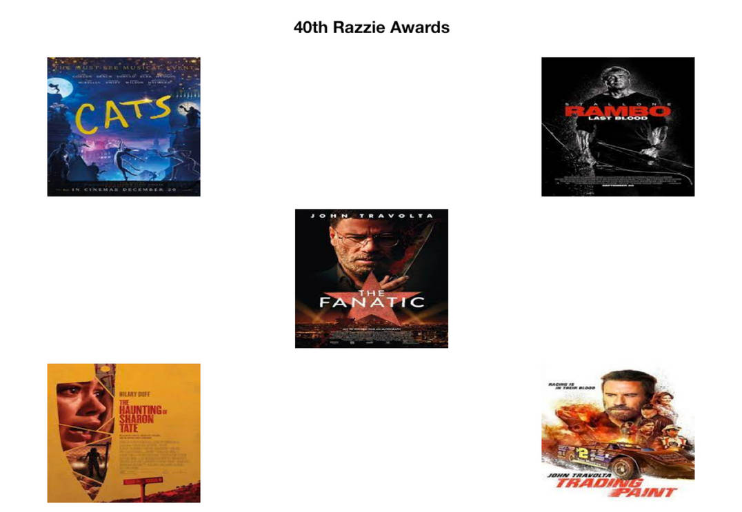40th Razzie Awards by Disneydude15 on DeviantArt