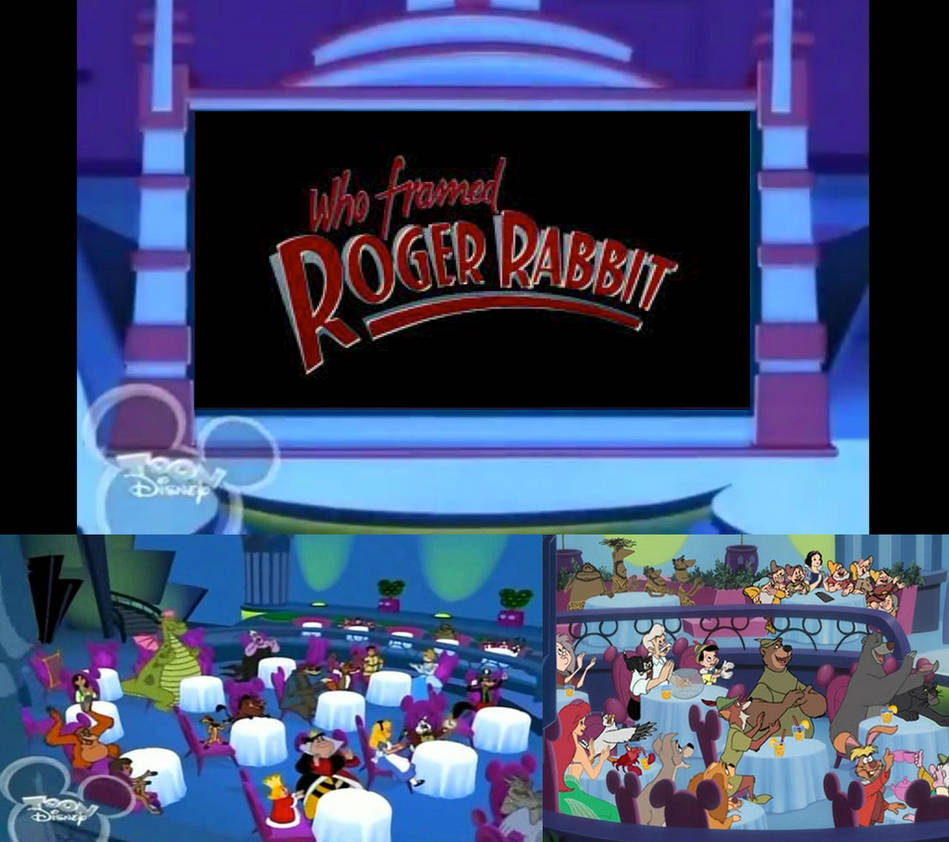 Rodger Mouse House of Mouse watching Roger Rabbit by Disneydude15 on DeviantArt