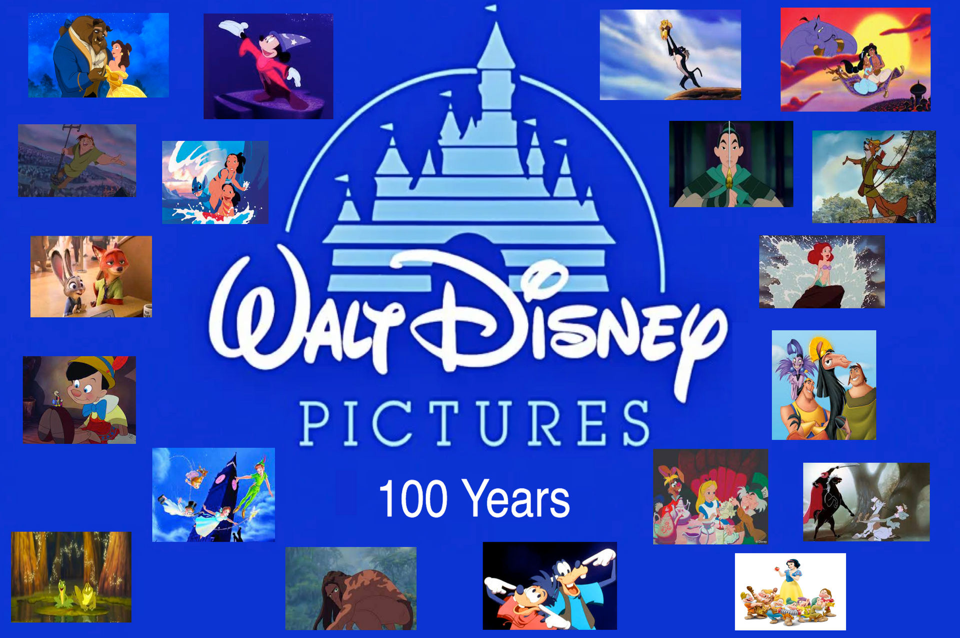 Disney 100 Years of Wonder by JustinAdventures on DeviantArt