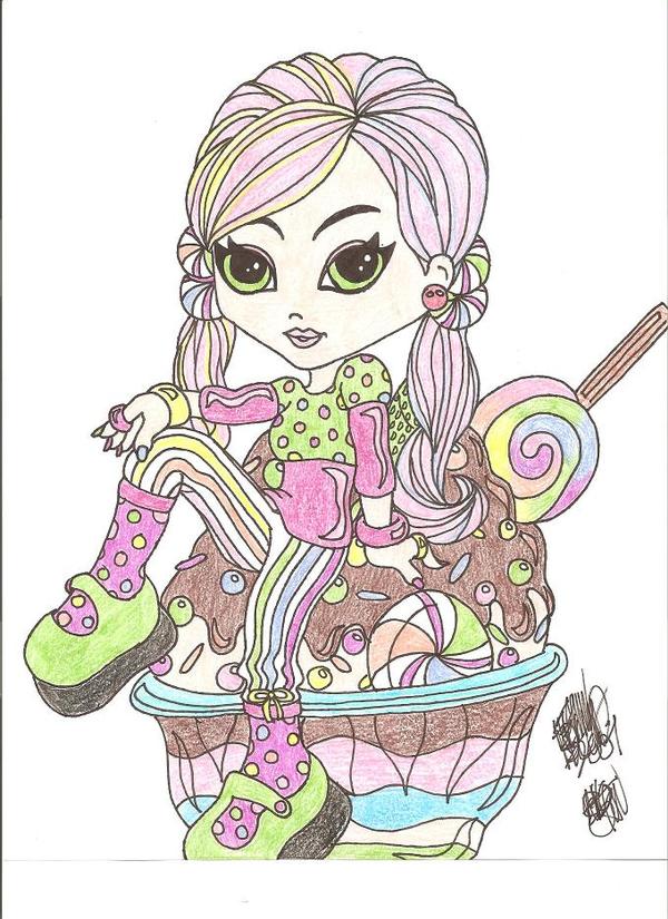 The candy girl