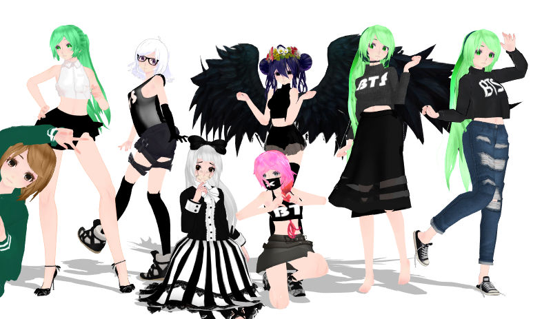 Mmd Group {Mmd} Group Photo by KoiFishMmd on DeviantArt
