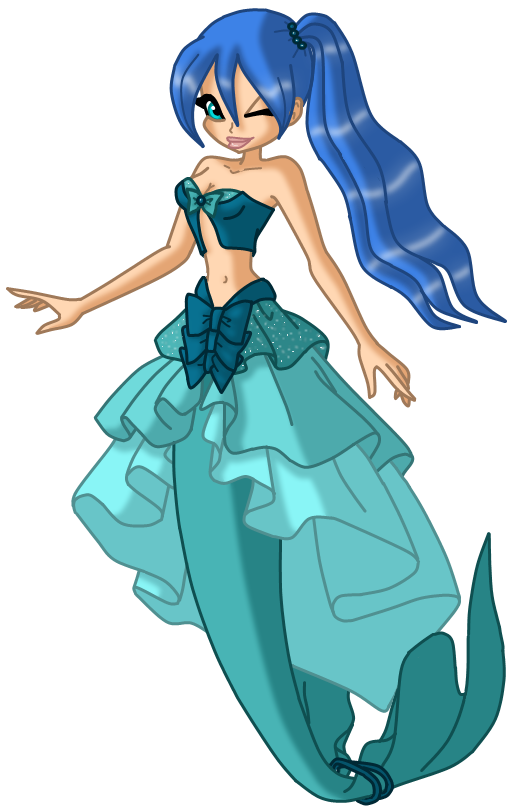 mermaid princess bluebell