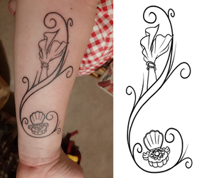 Mermaid Melody tattoo