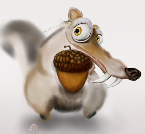 Scrat wip by Enjoydotcom on DeviantArt