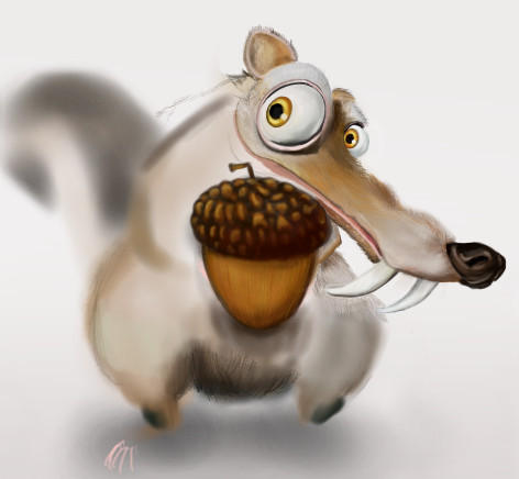 Scrat wip by Enjoydotcom on DeviantArt