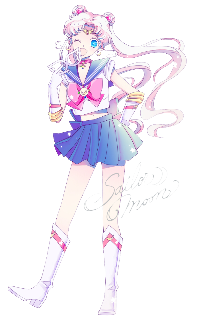 Sailor Moon - Prototype Moon render (png)