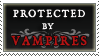 Protected by Vampires stamp