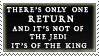 Return of the KING stamp by purgatori