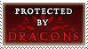 Protected by Dragons stamp