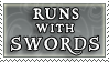 Runs with Swords stamp by purgatori