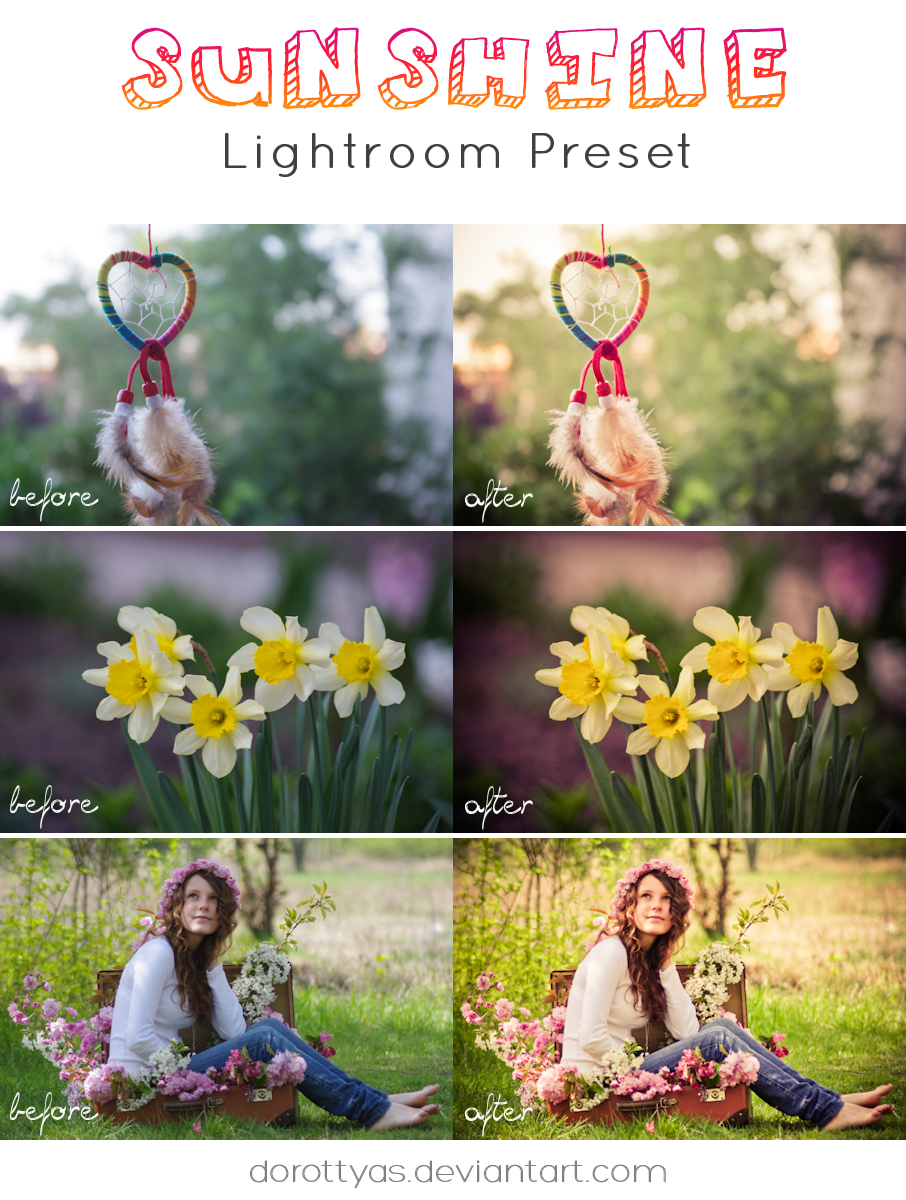 LR Preset: Sunshine - PINKY - original