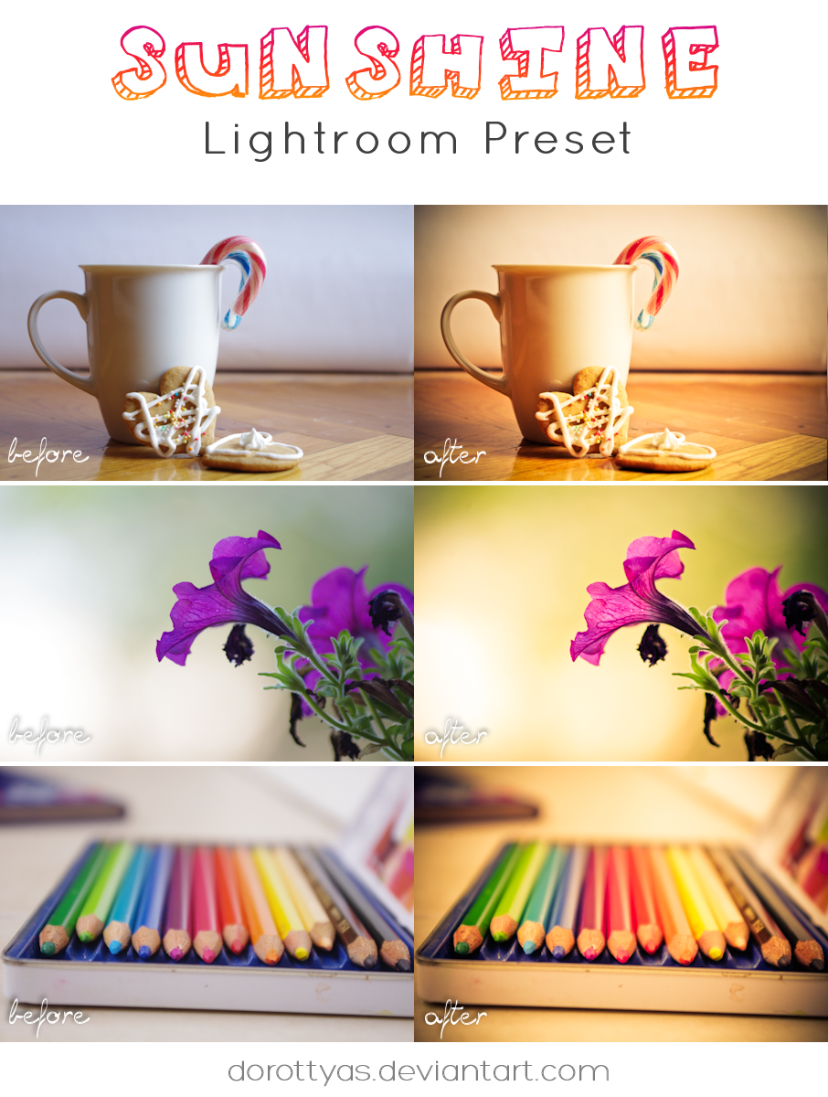 LR Preset: Sunshine - GOLDEN - original