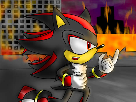 Shadow the Hedgehog in Crisis City
