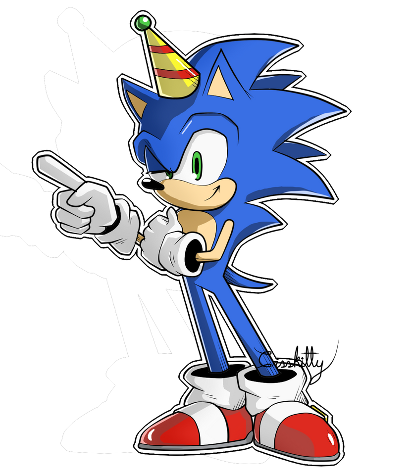 Sonic's 28th by Crisskitty on DeviantArt