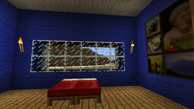 minecraft mansion guest bed