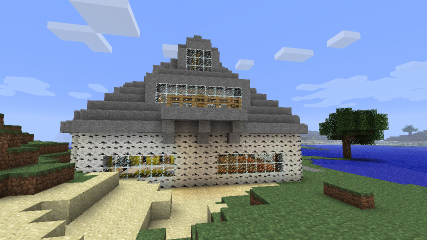 minecraft mansion side