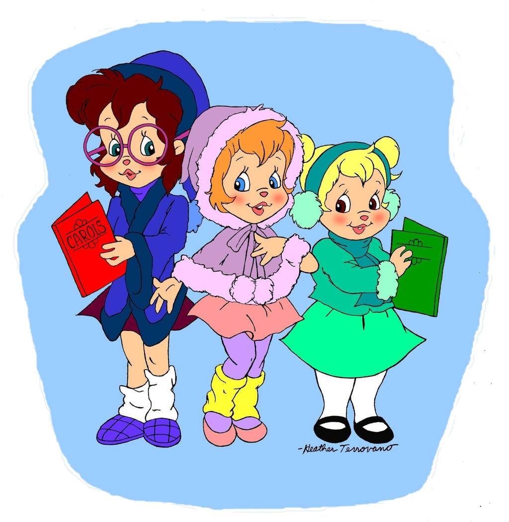 Christmas Chipettes Card Design