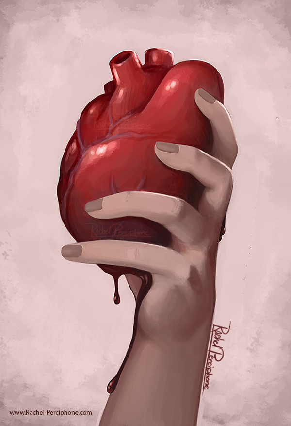 Hand Holding Heart By Rachelperciphone On Deviantart