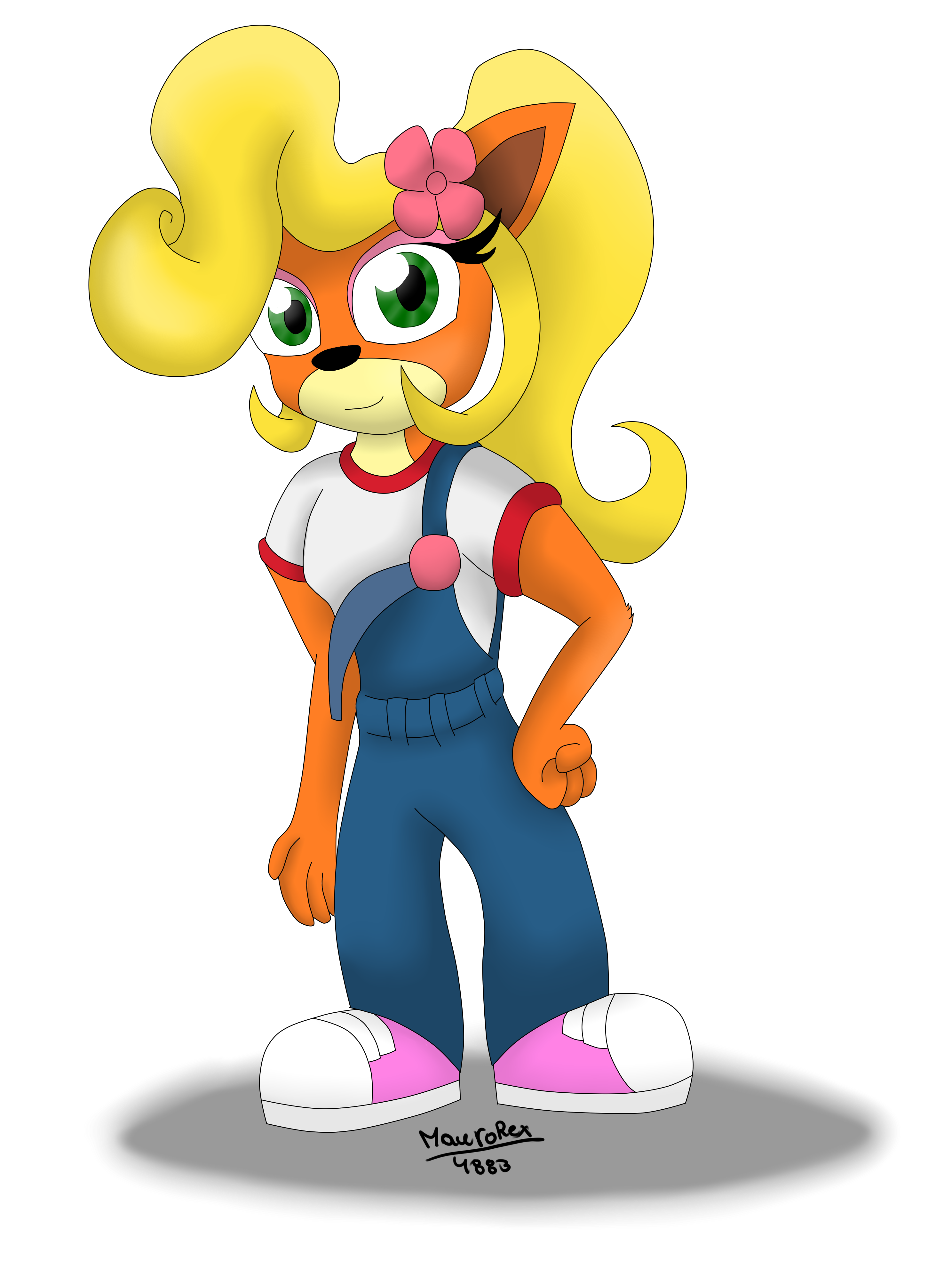 Rept.AU HD characters: #12 Coco Bandicoot by MauroRex4883 on DeviantArt