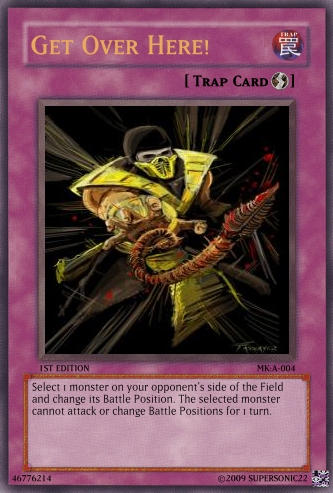 mortal kombat yugioh cards Chibi Deck Elkoychibi The crowd roared Get Over Here!! (Mortal Kombat