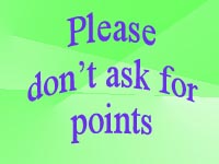 Don't ask for points