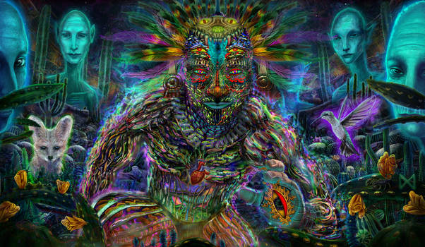 Shaman and entities.