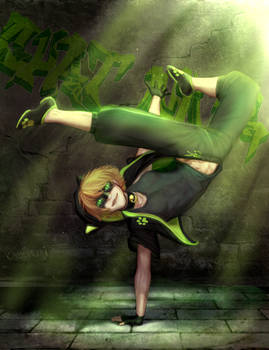 {Fanart}Chat noir Breakdancer