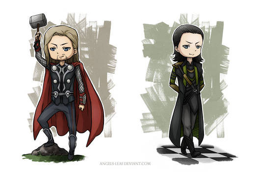 Thor and Loki