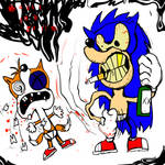 Sonic and Tails by Spacegryphon