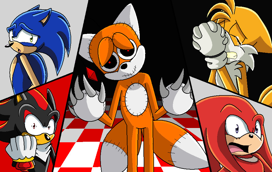 Sonic EXE and Tails Doll by Alloween on DeviantArt