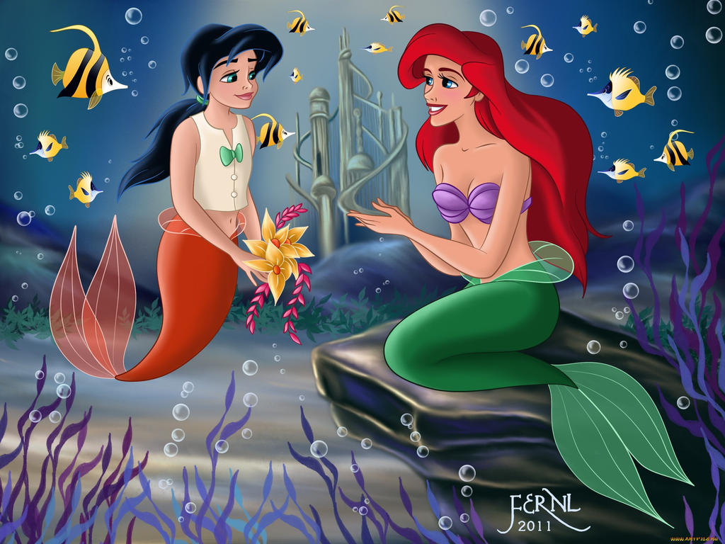 Ariel And Melody By Zaurenforlife On DeviantArt ariel-and-melody-by-zaurenforlife-on-deviantart