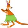 Kangaroo goes Hula Dancing