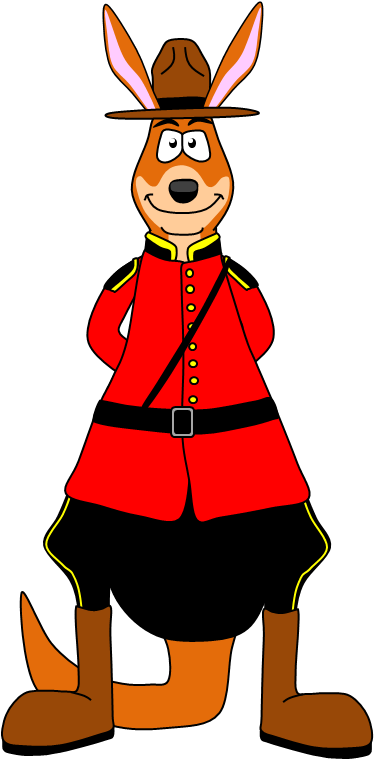 Kangaroo as Canadian Mountie by ToonMaster2001 on DeviantArt Kangaroo as Canadian Mountie by ToonMaster2001 on DeviantArt