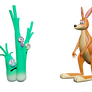 Kangaroo meets the Scallions (VeggieTales Render)