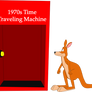 Kangaroo discovers 1970s Time Traveling Machine