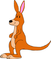 Kangaroo in Peanuts Version