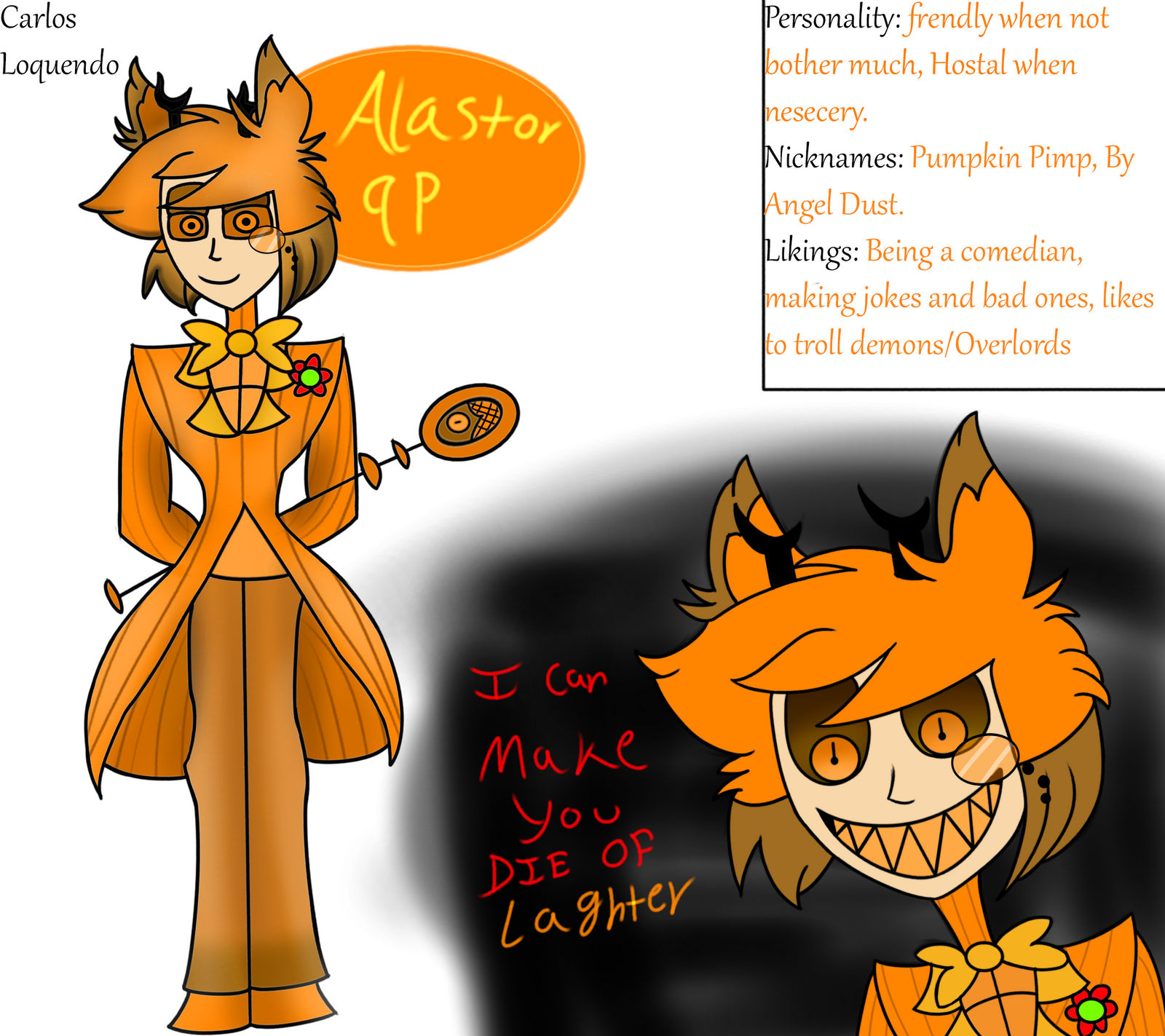 9p Alastor Aka Pumpkin Pimp By Carlosloquendo On Deviantart 9p Alastor Aka Pumpkin Pimp By Carlosloquendo On Deviantart